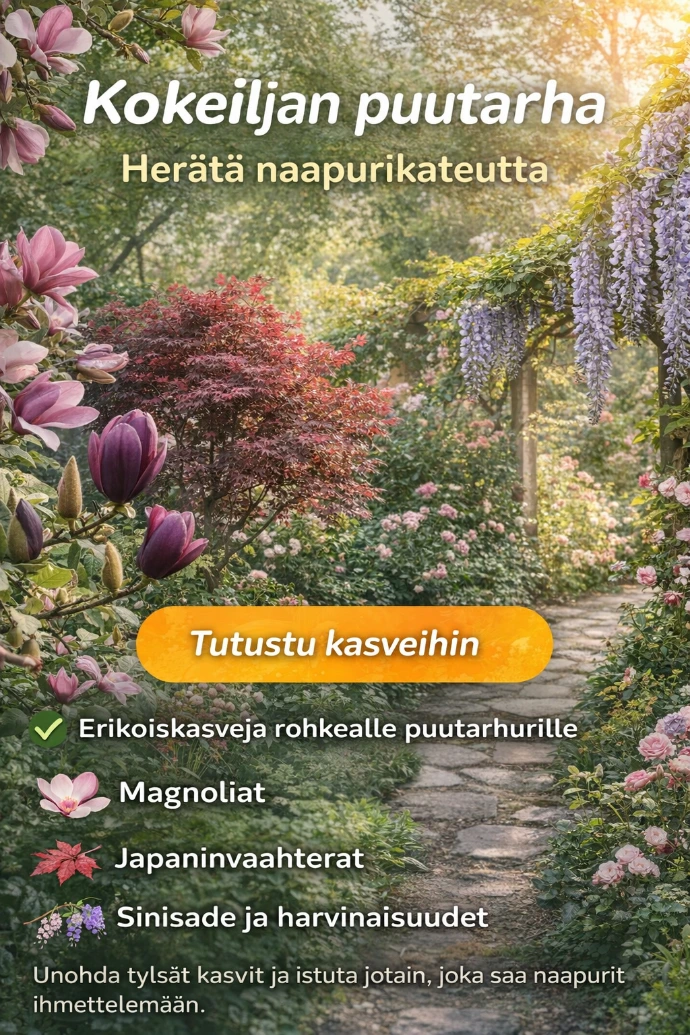 Kevään puutarhakasvit ja perennat Vääksyn Viherkukan taimimyymälässä