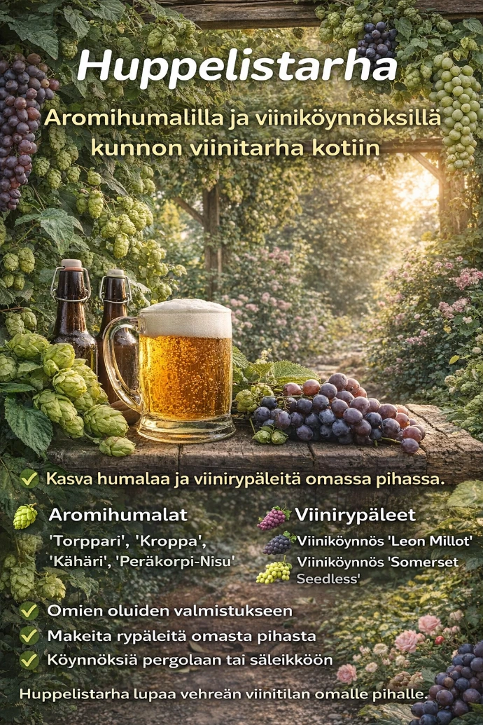 Hedelmäpuut ja marjapensaat puutarhamyymälässä Vääksyssä