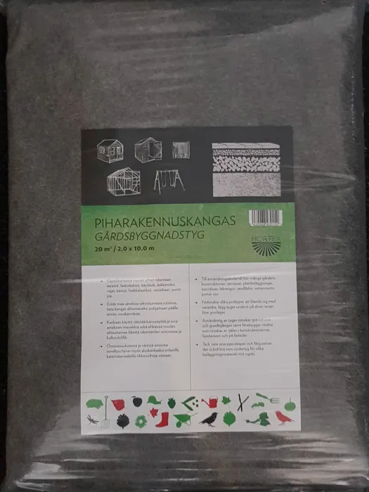 Piharakennuskangas 10m² 2x5m