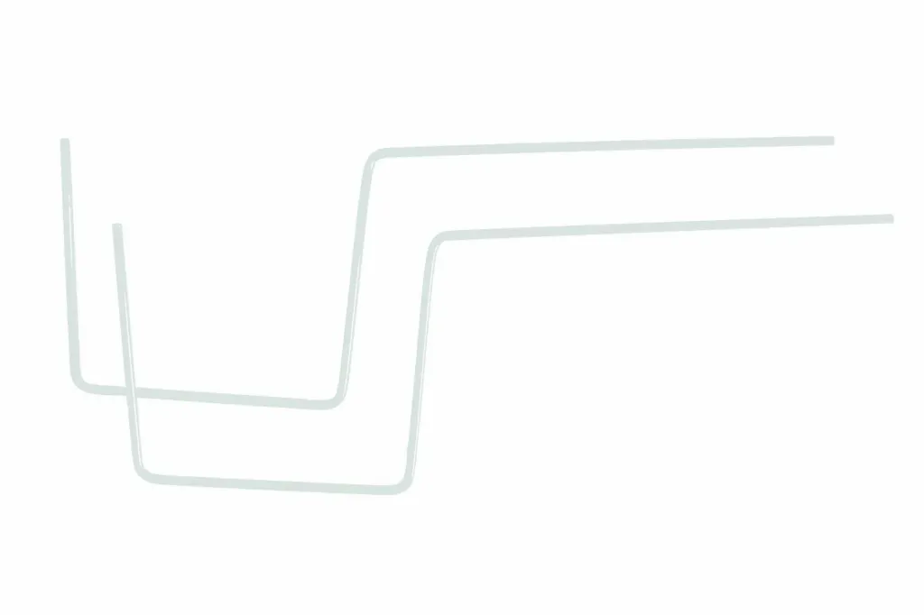 Parvekelaatikon kannatinraudat valkoinen