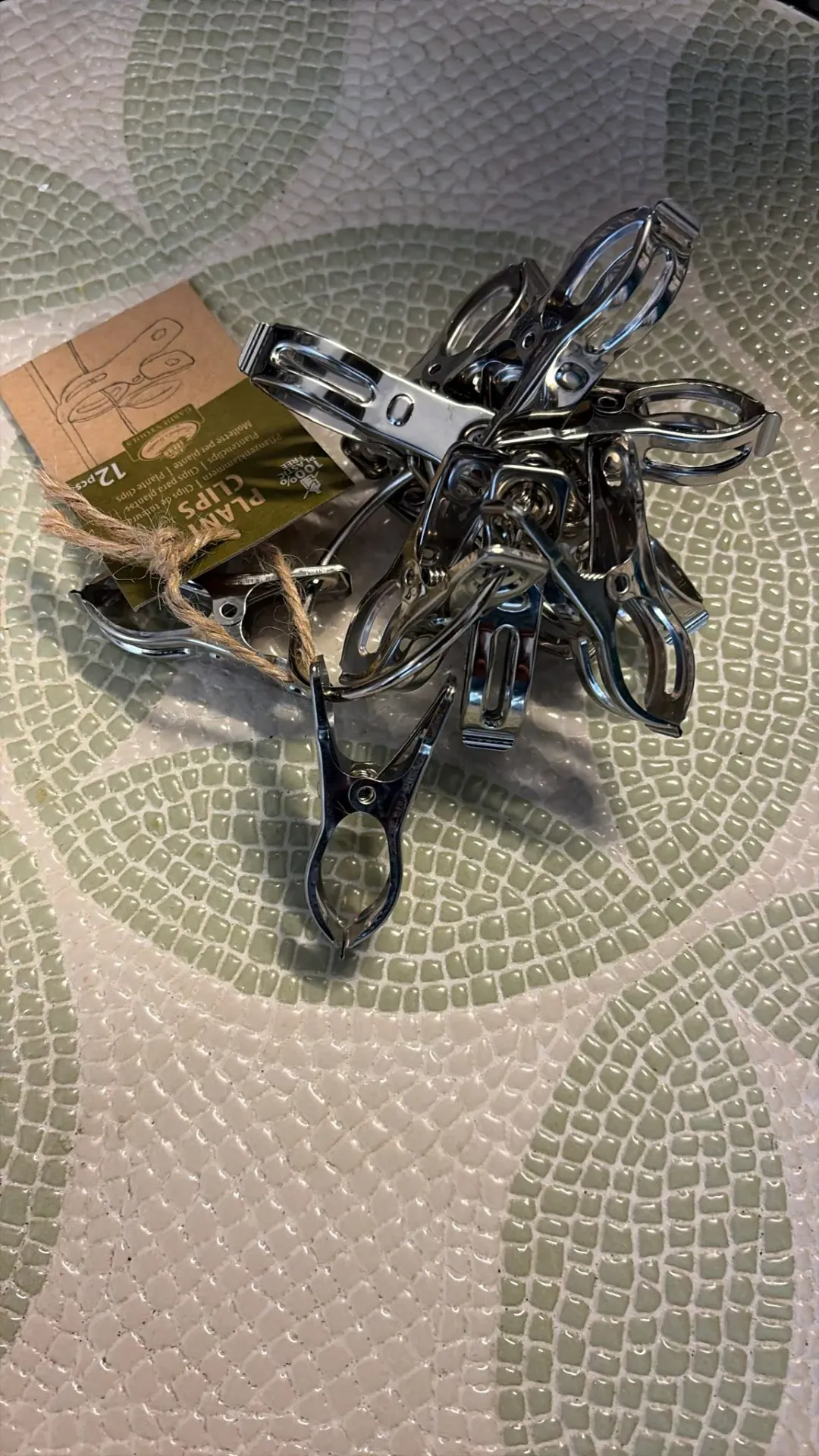 Metalliset kiinnitysklipsit 12kpl