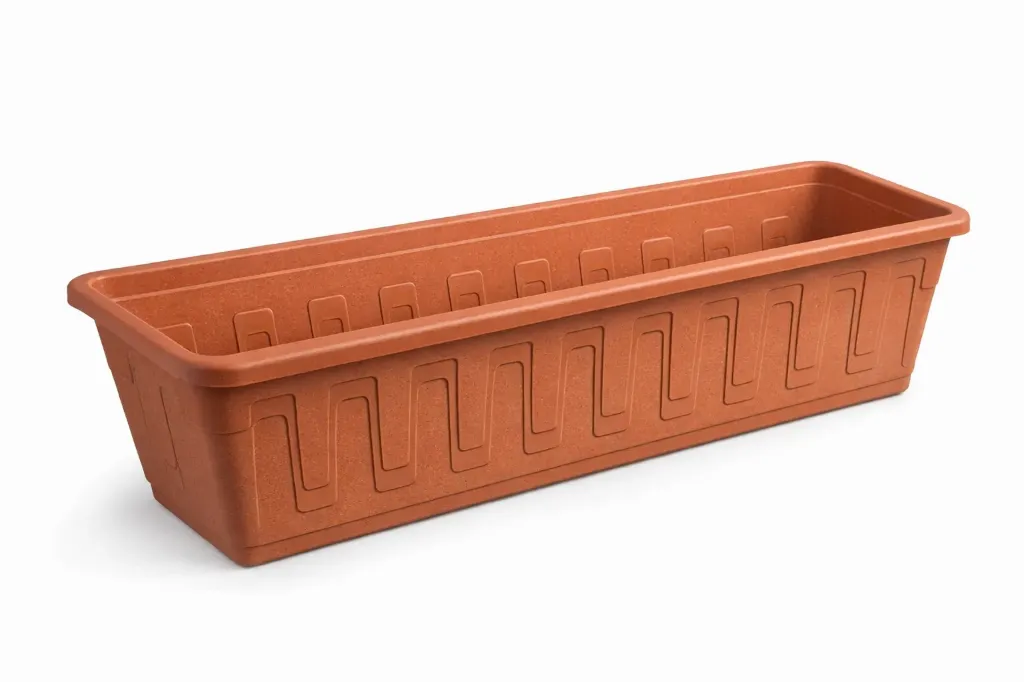 Parvekelaatikko 80 cm terrakotta