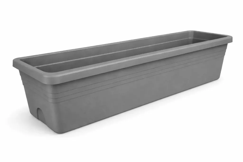 Parvekelaatikko Green Basics Trough 80 cm harmaa