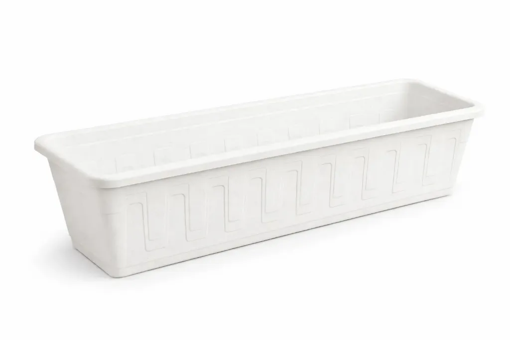 Parvekelaatikko 60 cm valkoinen