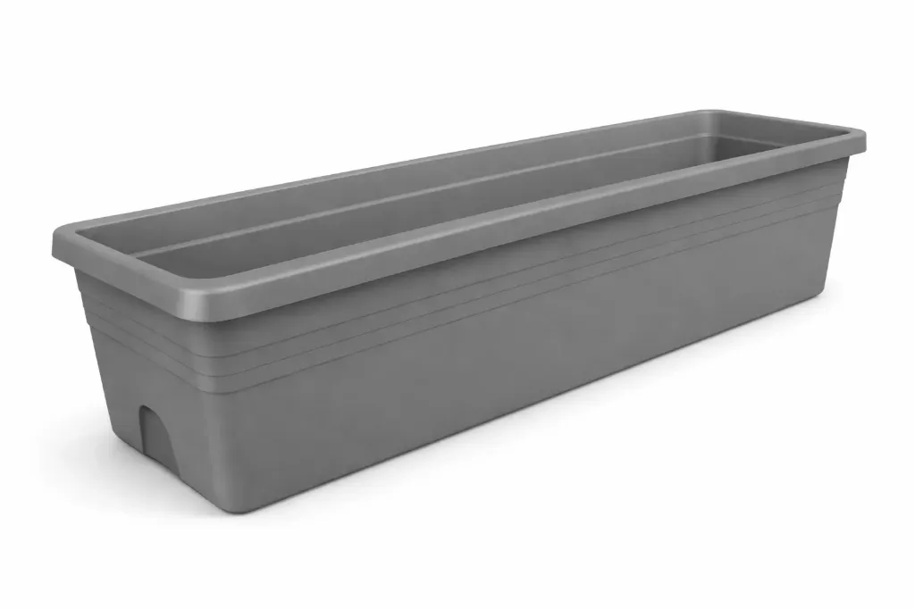 Parvekelaatikko 60 cm harmaa