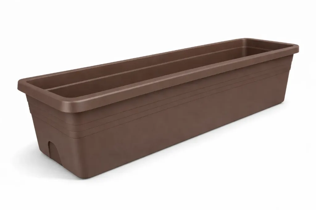 Parvekelaatikko 80 cm ruskea