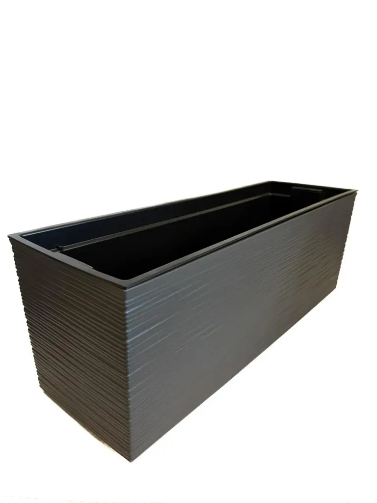 Parvekelaatikko moderni 56 × 19 × 19,5 cm – antrasiitti
