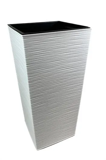 Terassiruukku Lamela Ø34 cm valkoinen