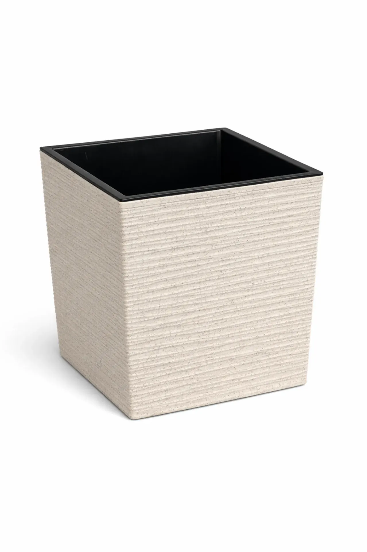 Terassiruukku Lamela 40 × 40 × 41,5 cm luonnonvaalea