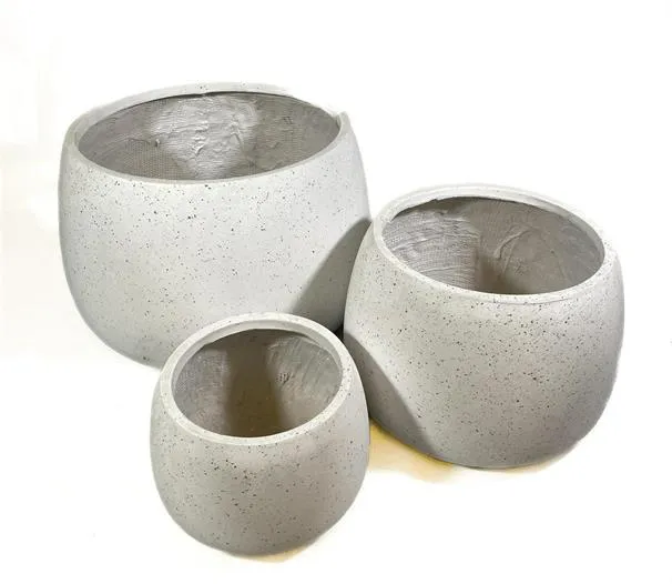 Kevytbetoniruukku vaalea 42x42x29cm