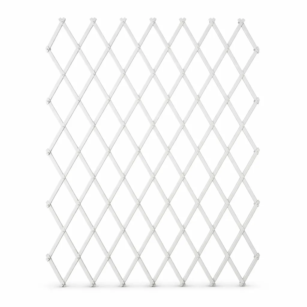 Köynnösleikkö valkoinen 0,9 × 2 m