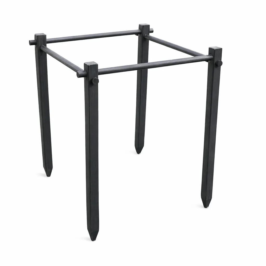 Marjapensastuki 80 × 80 × 80 cm musta