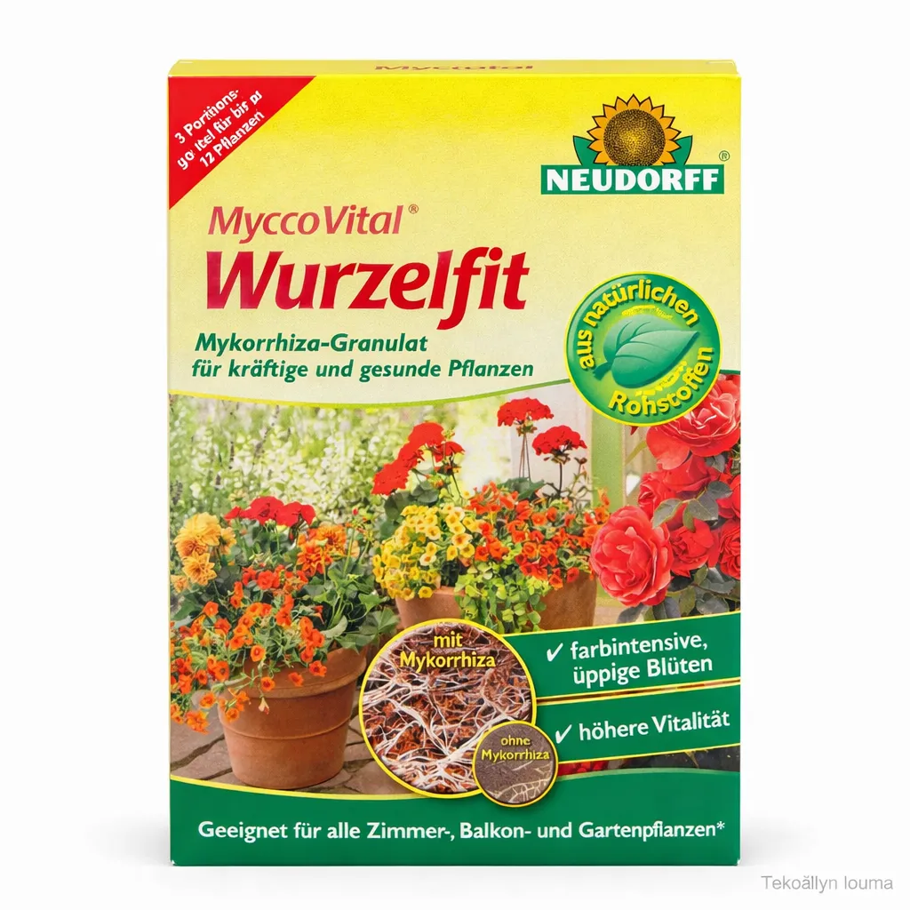 Wurzelfit sienirihmasto 3 × 9 g Neudorff