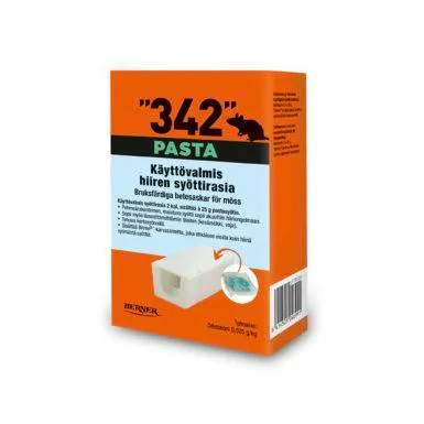 Hiirenmyrkky syöttirasia 2 x 25 g pastasyötti