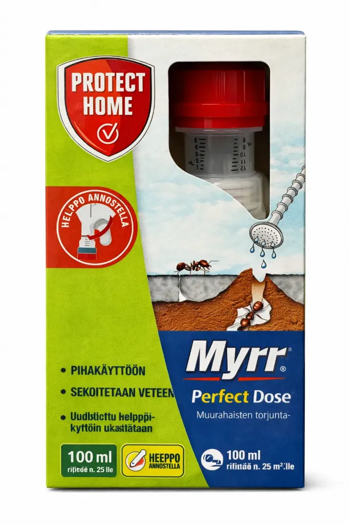 Muurahaisten torjuntaan Kasteluaine Myrr Perfect Dose