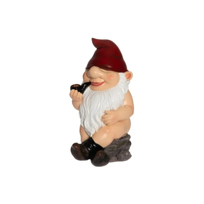 Puutarhatonttu Piippu kädessä 23 cm – 4 Living Collection