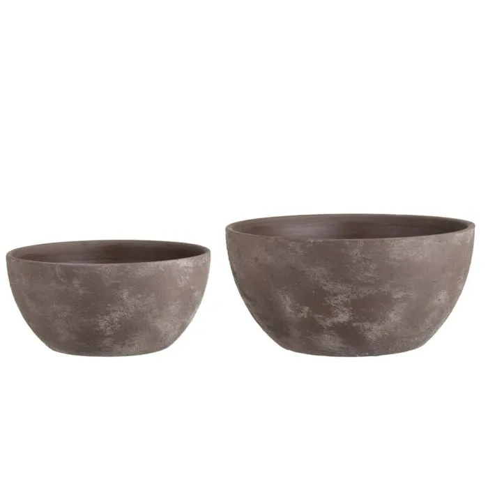 Ruukku Iraklion laakea 28 × 28 × 13,5 cm ruskea, 4 Living Collection