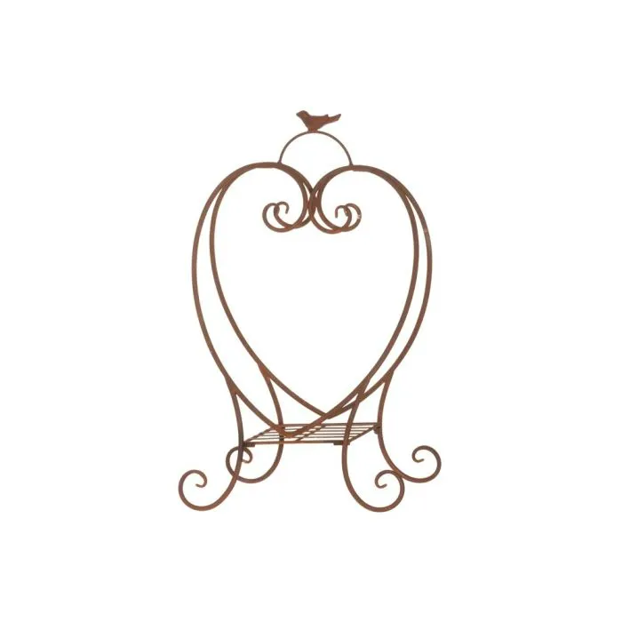 Ruukkuteline Sydän 59 cm ruoste