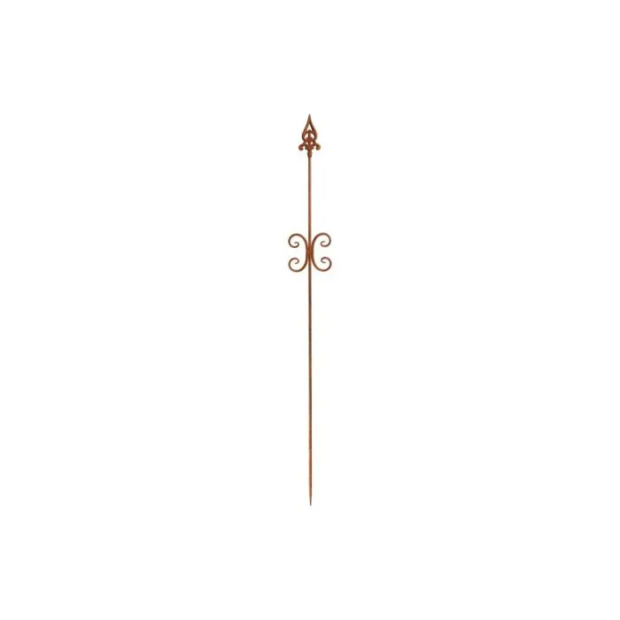 Puutarhakoriste Keihäs 140 cm ruoste