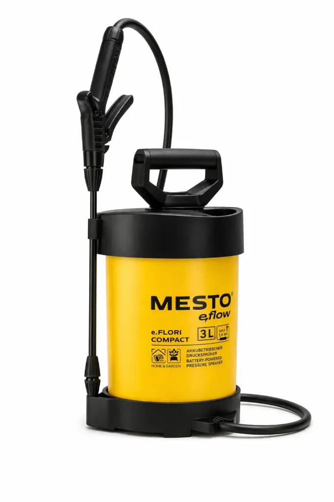 Akkukäyttöinen puristusruisku e.FLORI COMPACT Mesto (3 L)