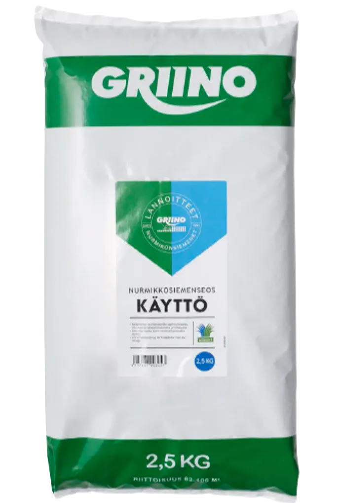 Käyttönurmikon siemen Griino 2,5 kg