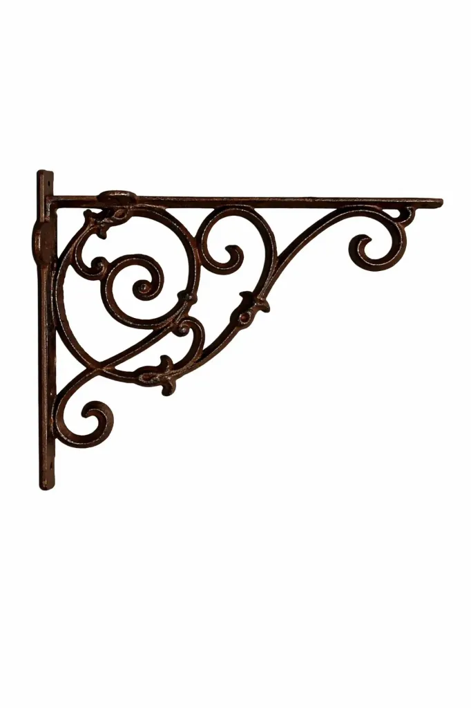 Amppelikannatin Rustiikka ruskea valurauta