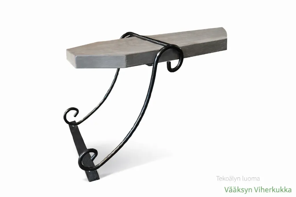 Metallijalat penkkiin 2 kpl/pkt