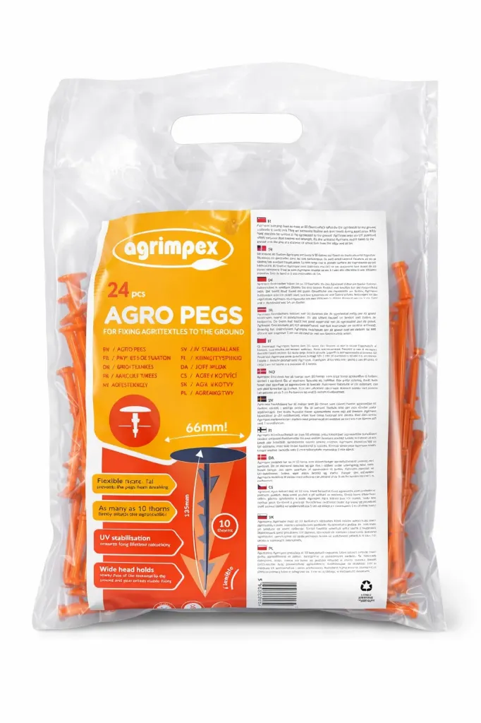 Agrimpex kiinnityspiikki / maakiila agrotekstiileille (24 kpl)