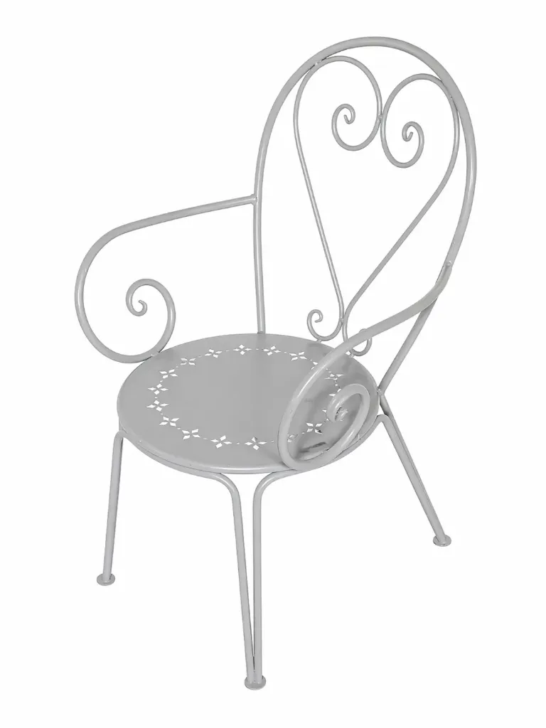 Metallituoli koristeellinen harmaa