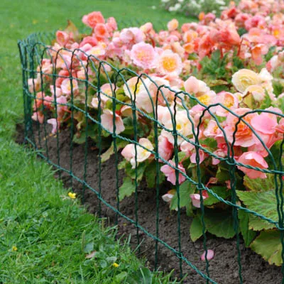 Koristeverkko vihreä, reunakehyksellä 65cmx10m