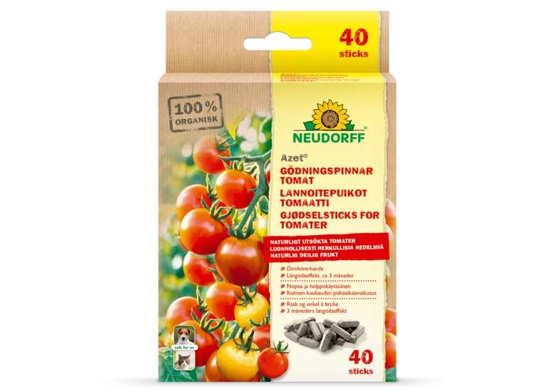 Lannoitepuikot tomaatille 40 kpl Neudorff