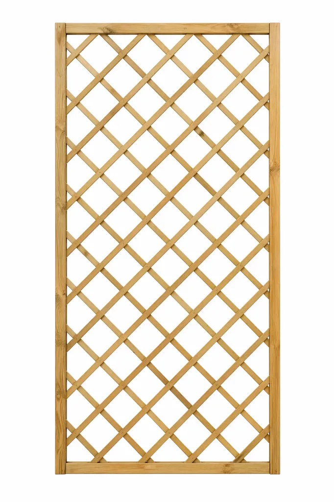 Puukehikko 180 x 90 cm salmiakkikuvio