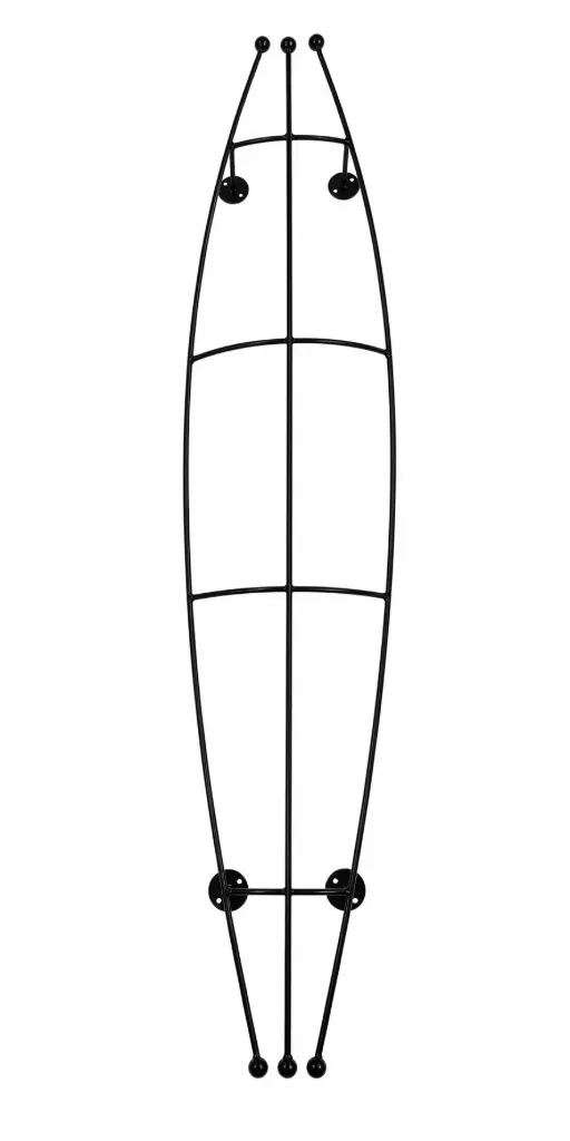 Kasvituki seinälle 160 x 36 cm musta