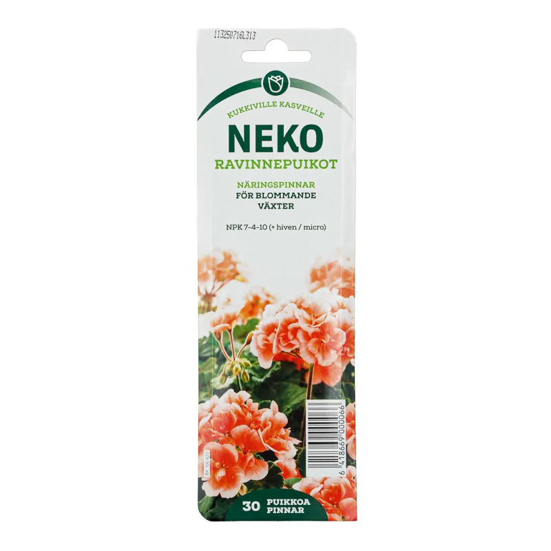 Neko Ravinnepuikot kukkiville kasveille 30kpl