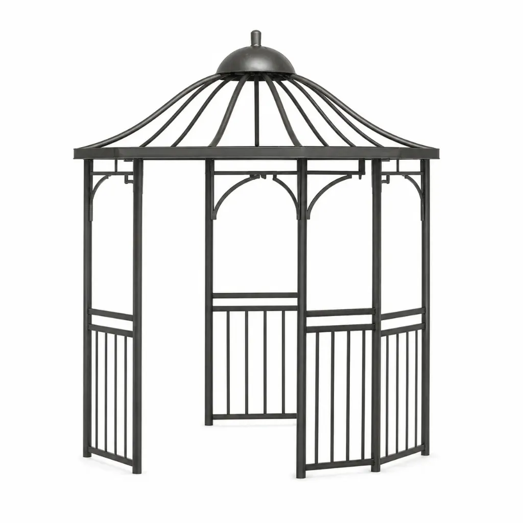 Paviljonki metallinen 223x223x295cm (Kuva suuntaa antava.)