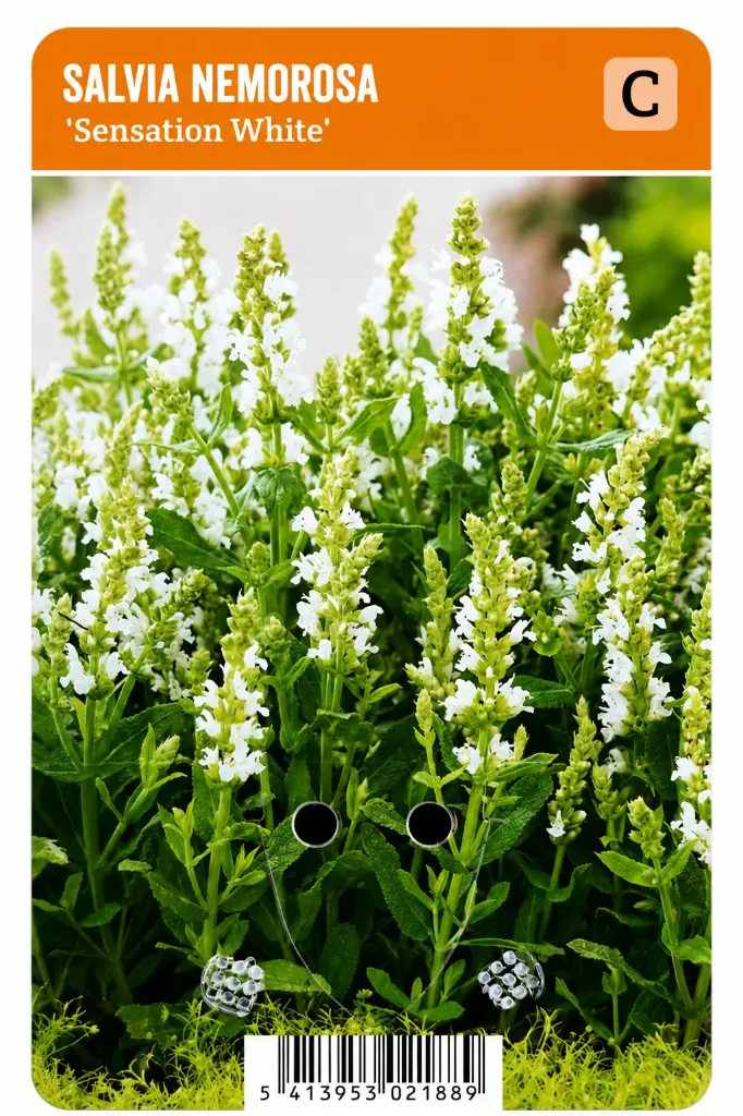 Metsäsalvia ’Sensation White’ – Salvia nemorosa