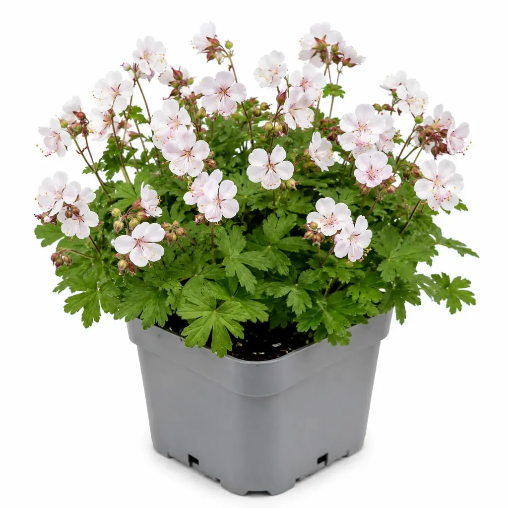 Tuoksukurjenpolvi ‘Geranimo White’ – Geranium macrorrhizum ‘Geranimo White’