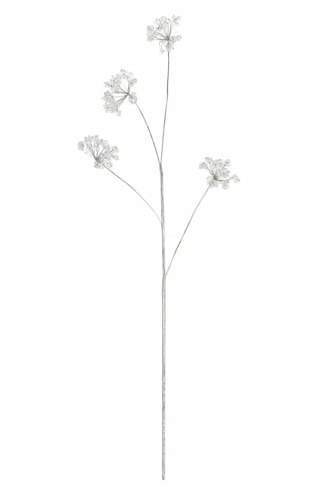 Koristetikku kristallikukilla 70cm
