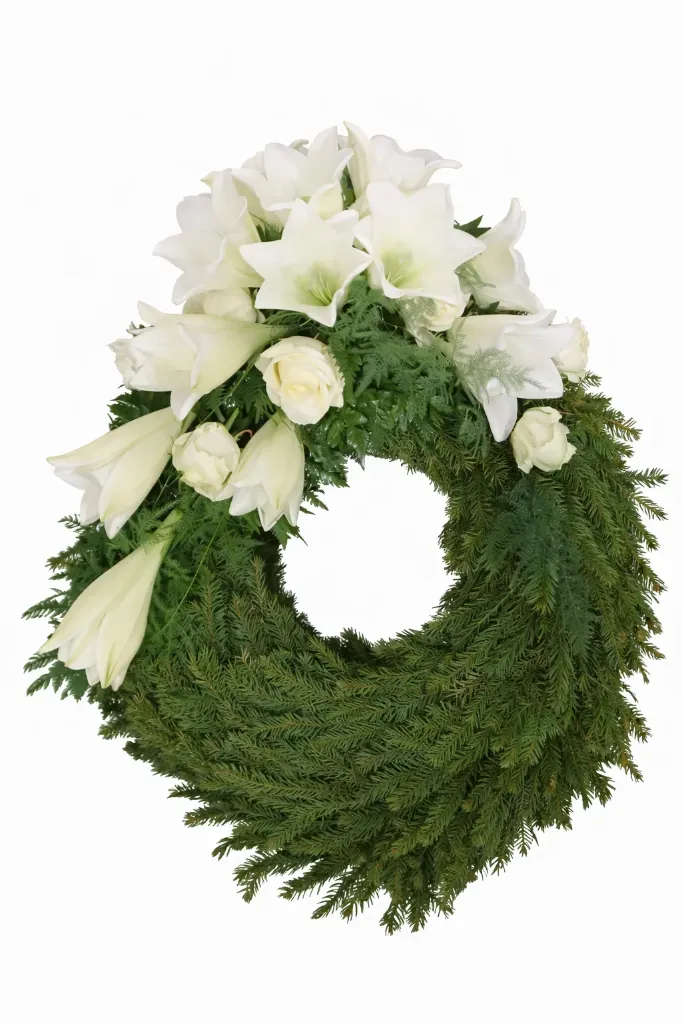 Havuseppele Muisto – valkoinen lilja (Ei)