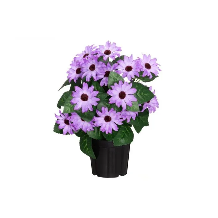 Tähtisilmä tekokasvi ruukussa Lila 27 cm, UV-suojattu | 4 Living Collection