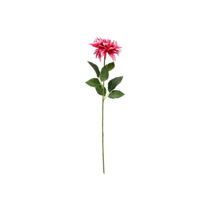 Daalia Fuksia / valkoinen 58 cm – tekokukka – 4 Living Collection