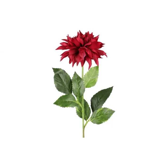 Daalia tummanpunainen 58 cm – tekokukka – 4 Living Collection