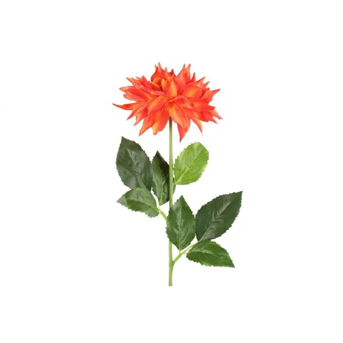 Daalia oranssi 58 cm – tekokukka – 4 Living Collection
