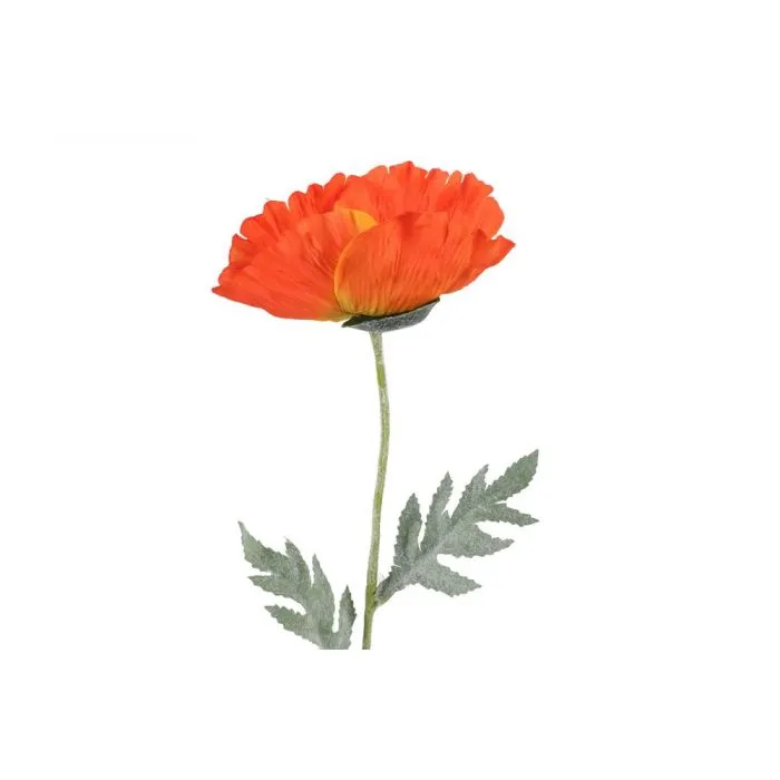 Jättiunikko oranssipunainen koristeoksa 65 cm – 4 Living Collection