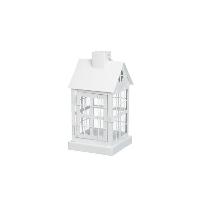 Talolyhty metalli valkoinen 25 cm – 4 Living Collection