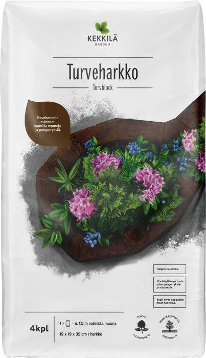 Kekkilä Turveharkko 4 kpl