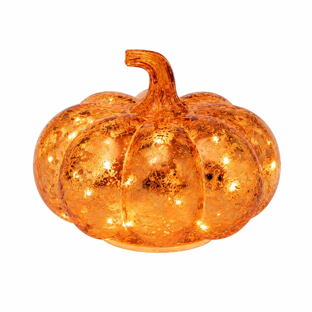 Kurpitsa Micro LED 18,5 cm oranssi – Finnlumor