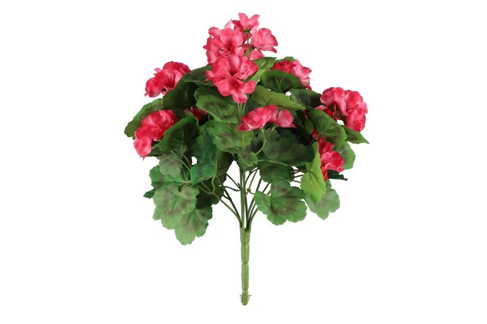 Tekopelargoniakimppu vaaleanpunainen 39 cm