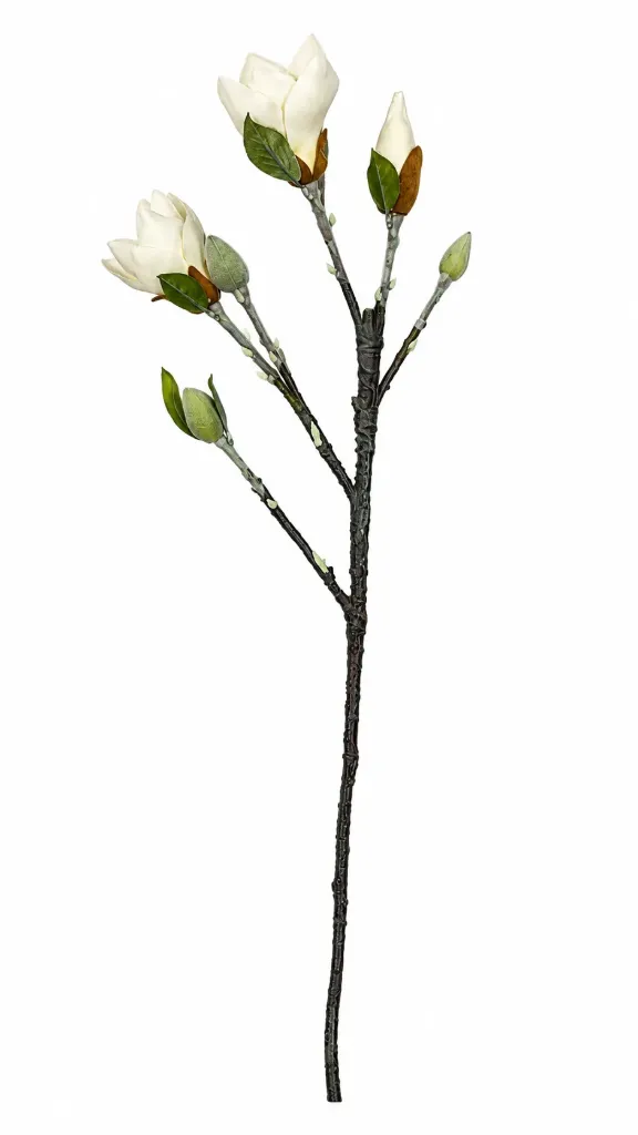 Magnolia silkkikukka 85 cm