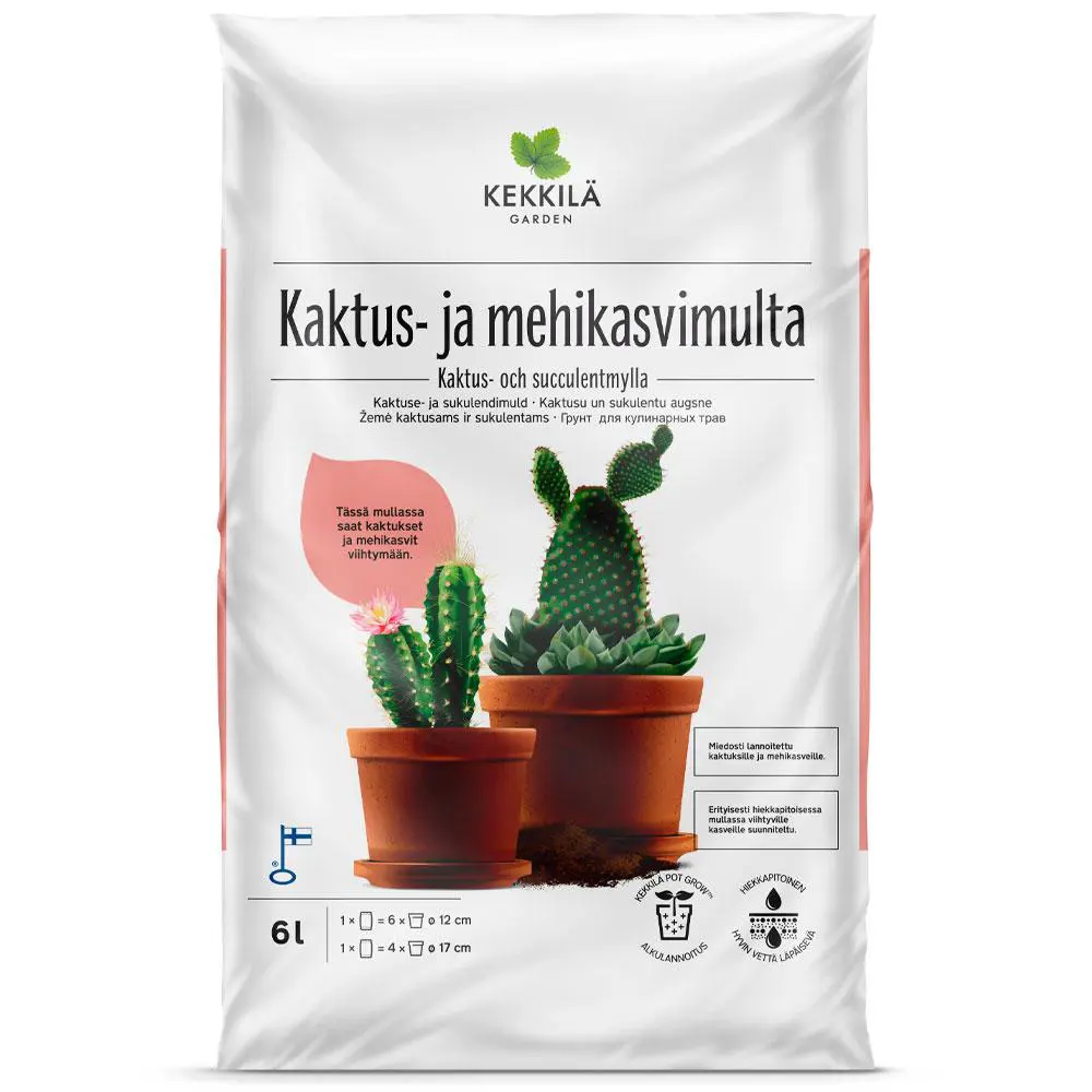 Kekkilä Kaktus- ja mehikasvimulta 6l